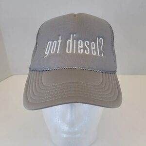 Got Diesel? Gray Trucker Mesh Back Snap Back Otto Hat